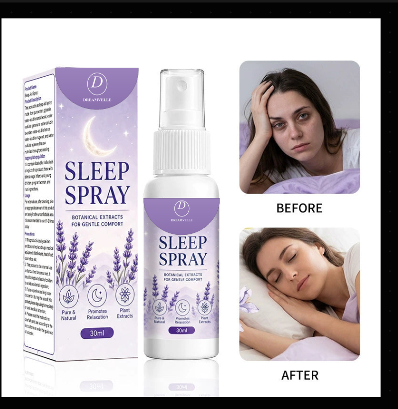 Dreamvelle Botanical Sleep Spray – Calming Bedtime Mist, 30ml
